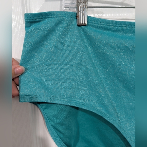 NWT Maurices Swim Plus Size Sparkle High Waist Bikini Bottom in Size 2X - Picture 3 of 8